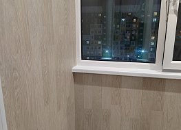Остекление и внутренняя обшивка с утеплением, вывод освещения.