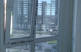 Вид изнутри, учли доборники по бокам и свеху под будущее утепление.  tab